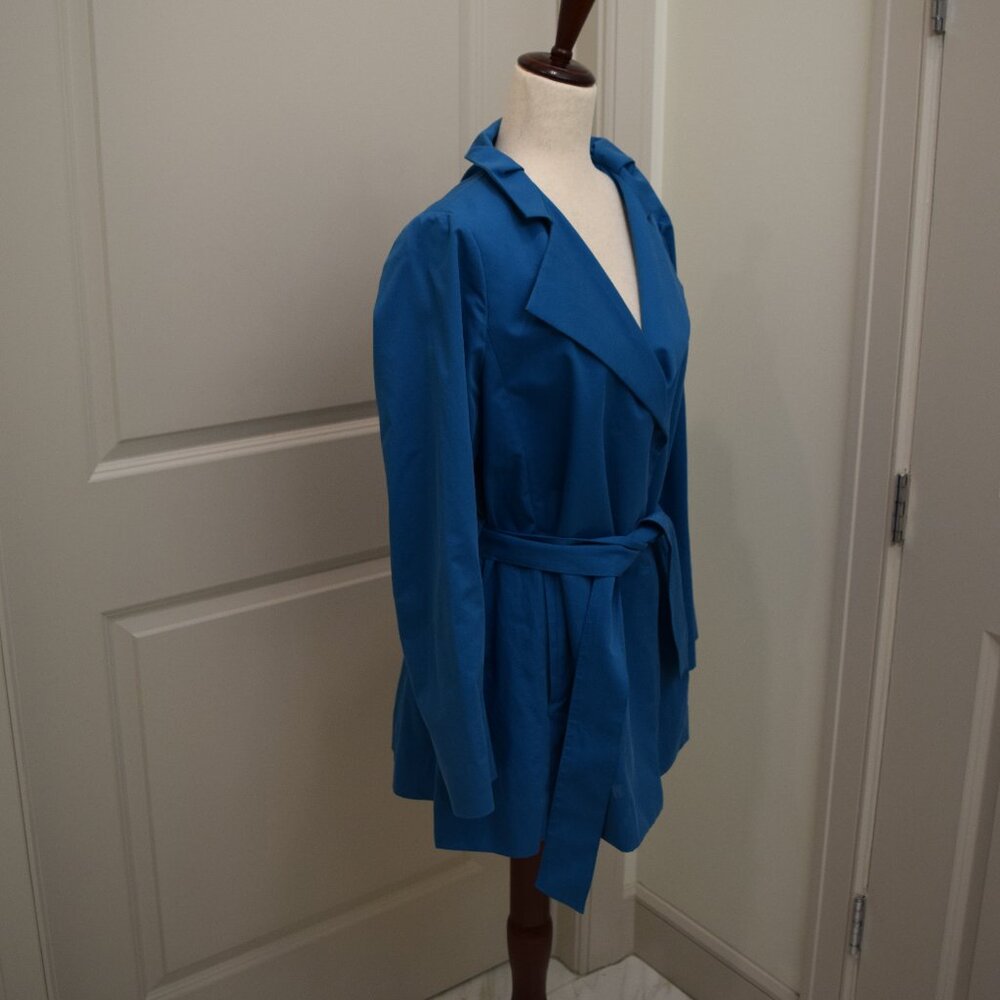 Lavia18 - Blue Wrap Coat - IT46 (US 10/12) - Picture 3 of 7